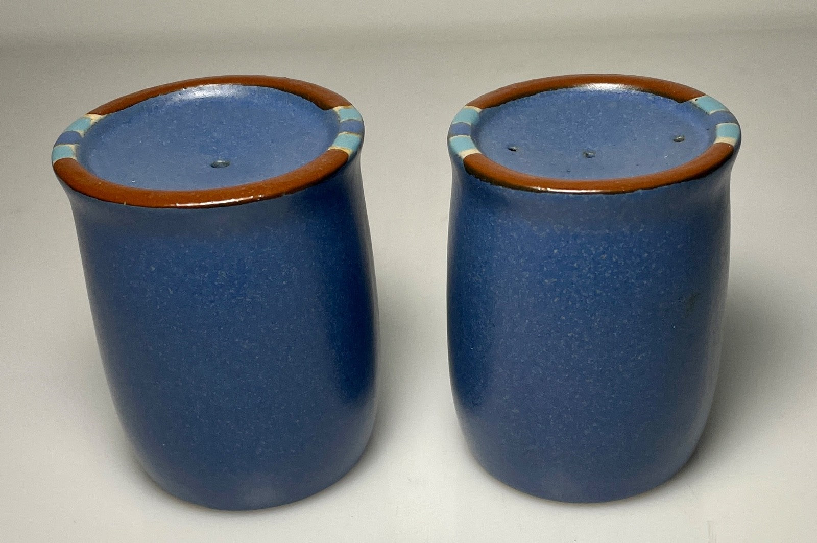 Dansk Mesa Sky Blue Salt and Pepper Set 2 5/8"0