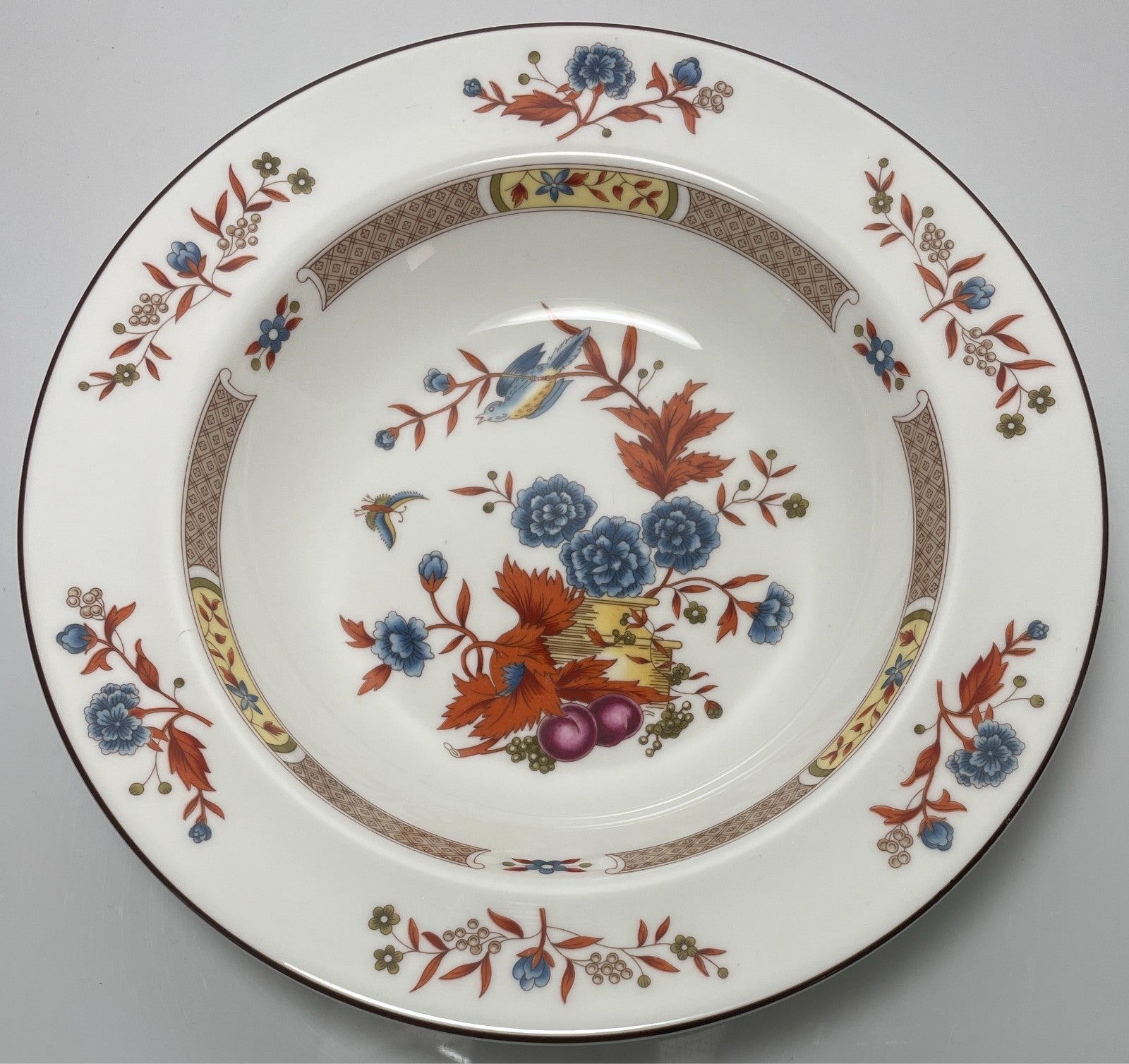 Wedgwood Jamestown Rimmed Soup Bowl 8"0