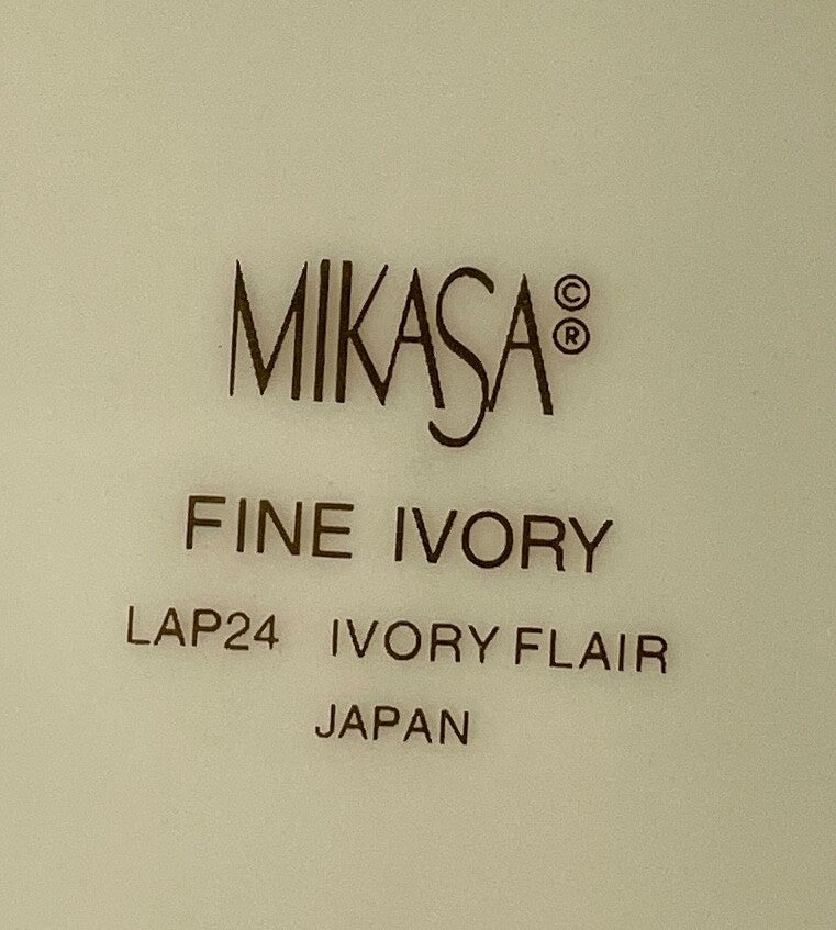 Mikasa Ivory Flair Soup Bowl 8 5/8"1
