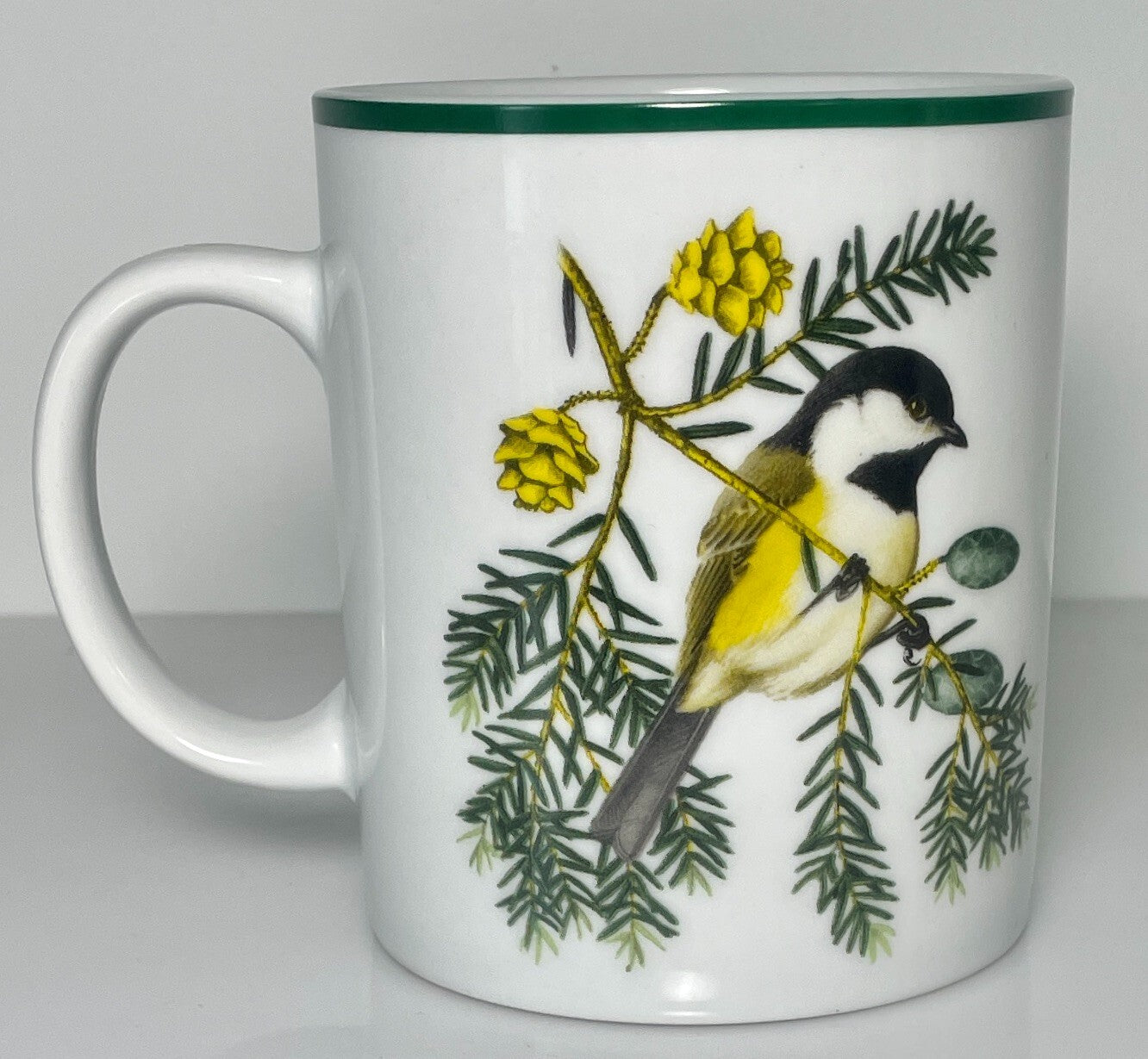 National Wildlife Federation WFE3 Mug Black Capped Chickadee 4 1/8"0