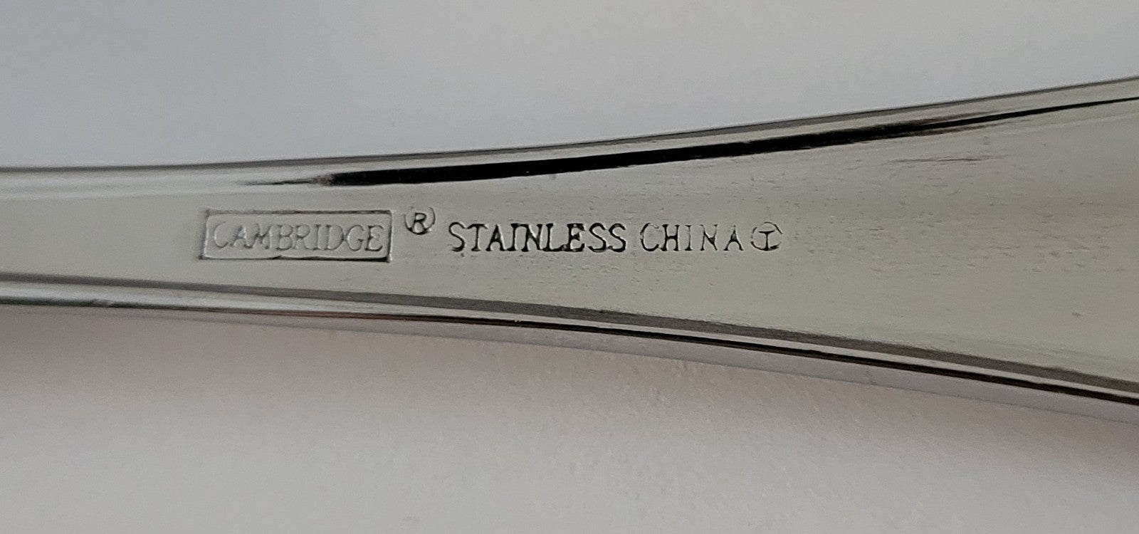 Cambridge Rooster Glossy Matte Soup Place Spoon 8 1/4" Stainless 18 0 Flatware2