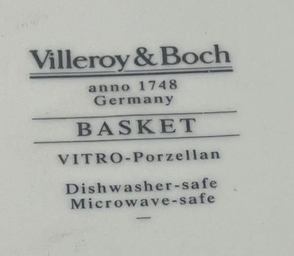 Villeroy & Boch Basket Cup  3"2