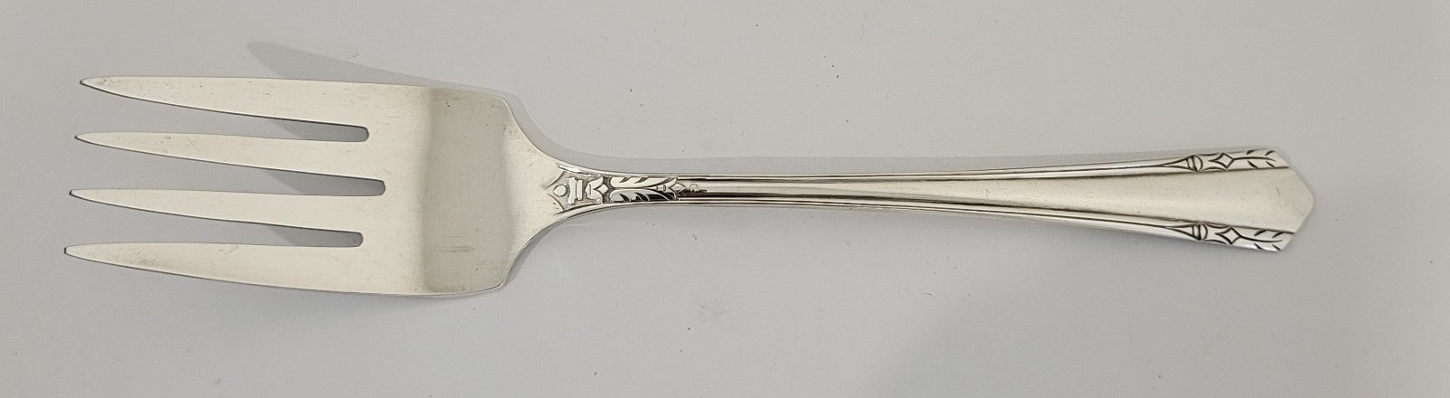 Oneida Malibo Cold Meat Fork Silverplate Flatware0