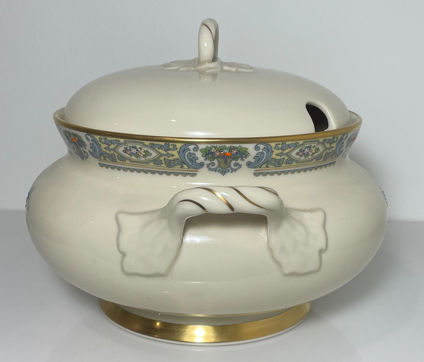 Lenox Autumn Soup Tureen and Lid Gold Trim USA4