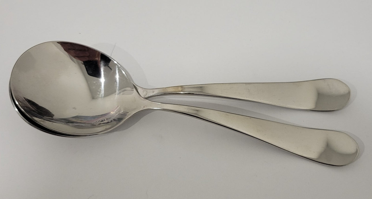 Gourmet Settings Alto Chowder Spoon Round Bowl 7 1/2" 18/10 Stainless Pack of 20