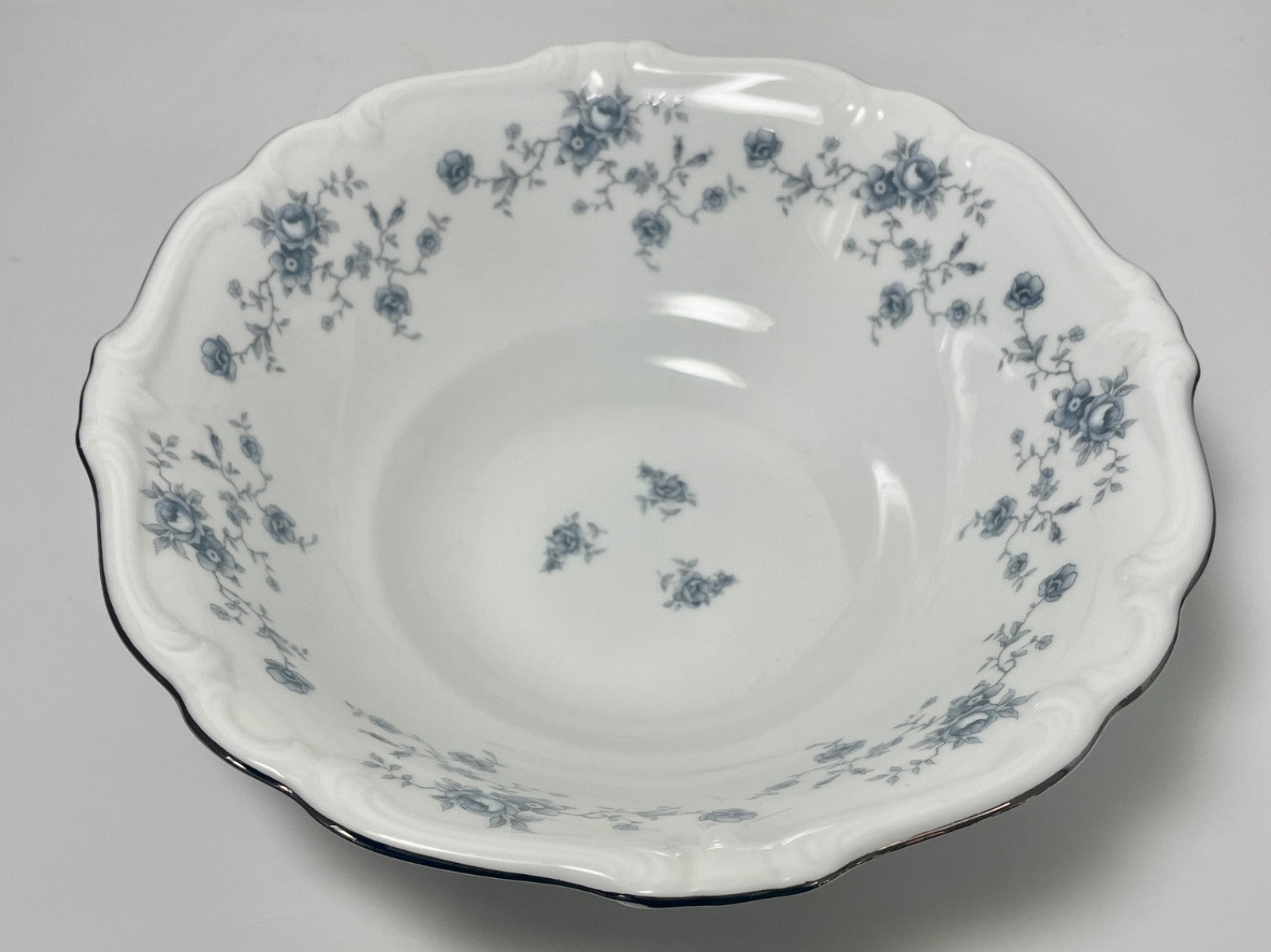 Johann Haviland Blue Garland Round Vegetable Bowl 8 1/2" Bavaria1
