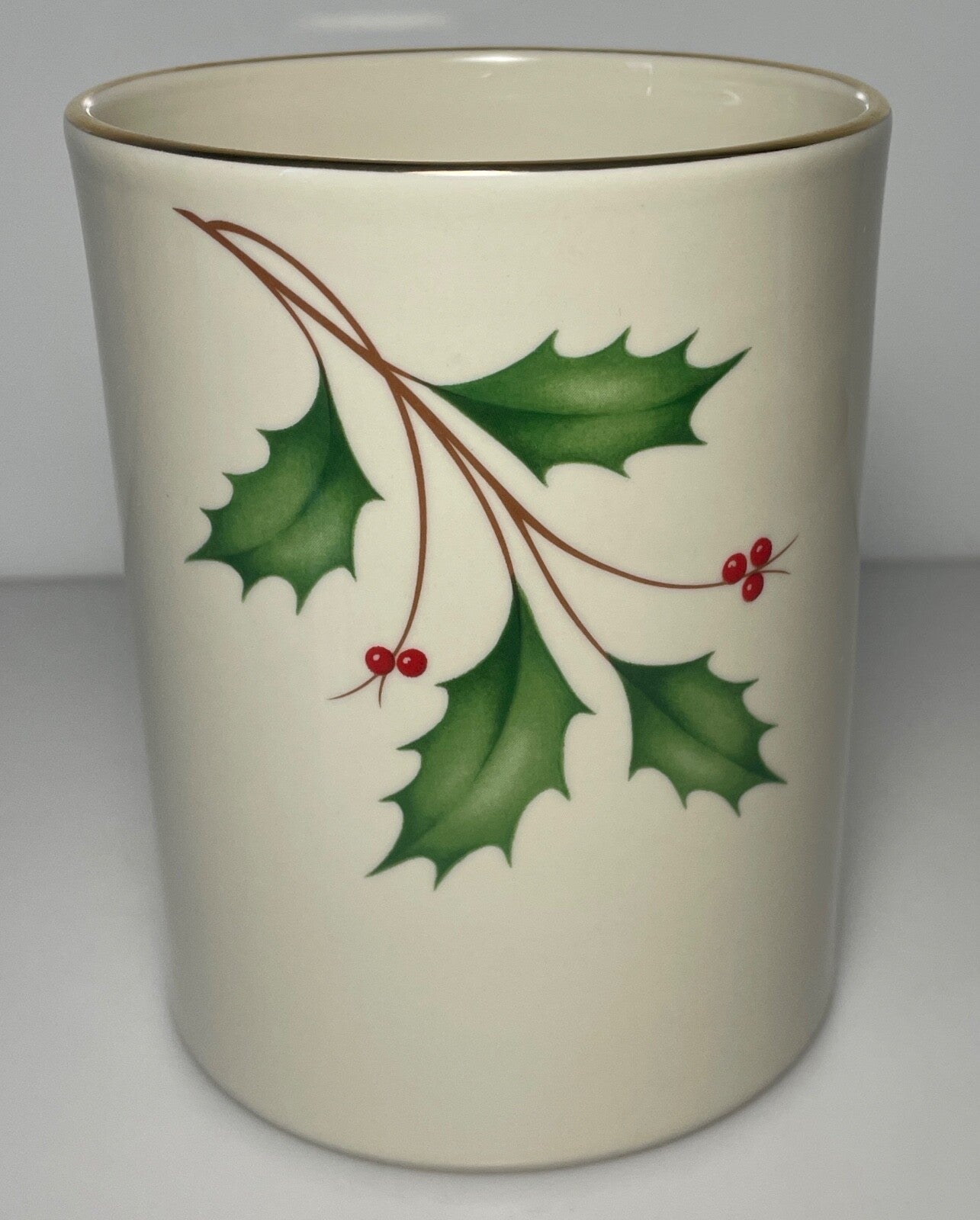 Lenox Holiday Canister Vase 4 3/4"0