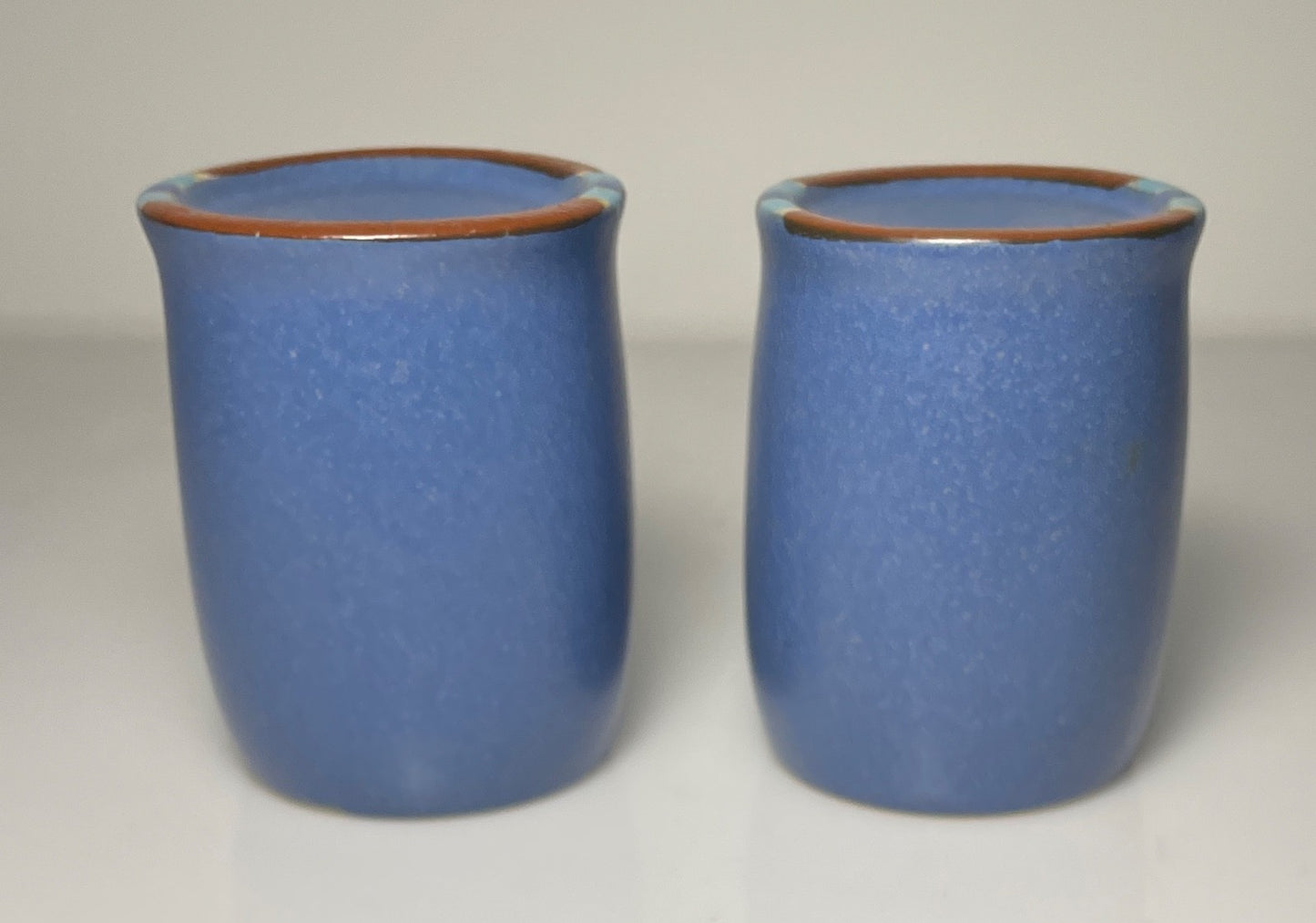 Dansk Mesa Sky Blue Salt and Pepper Set 2 5/8"1