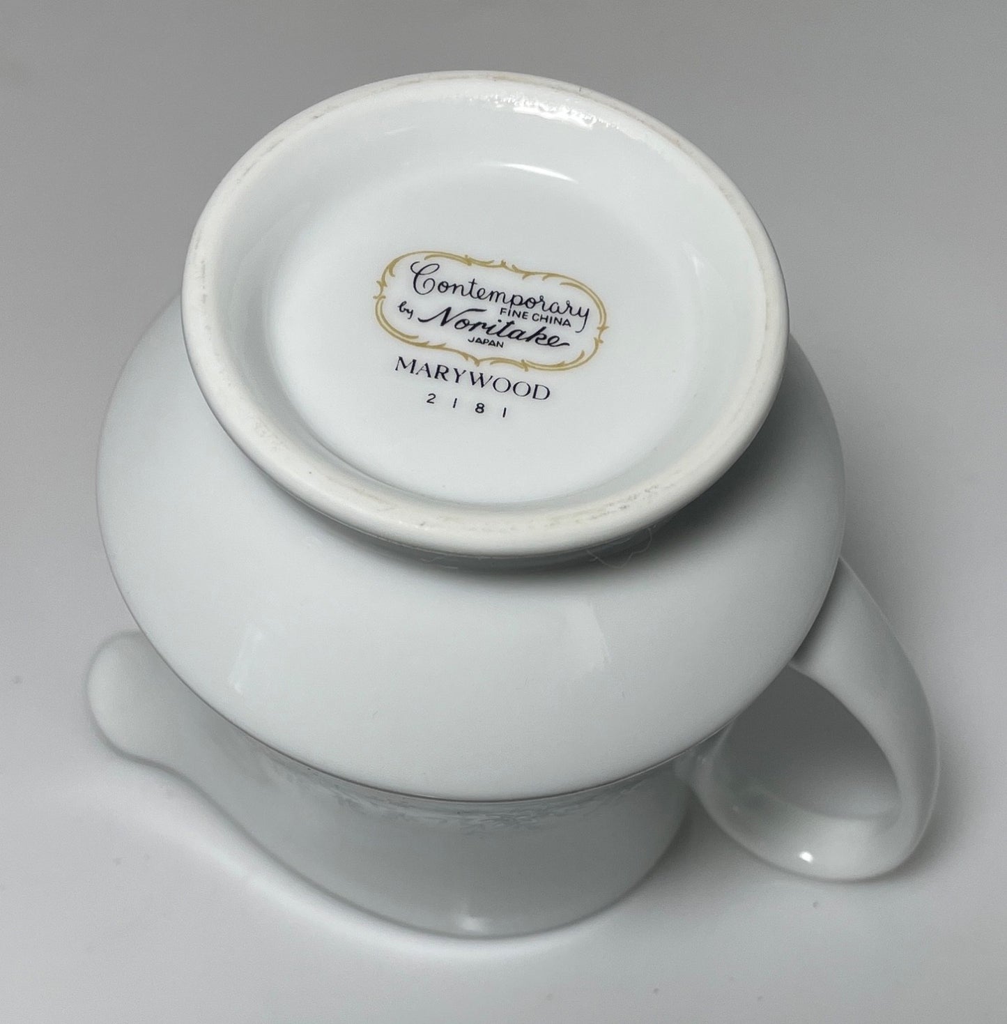 Noritake Marywood Creamer 4" 8 Ounce3