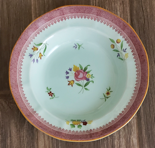 Adams Lowestoft Soup Bowl 7 3/4"0