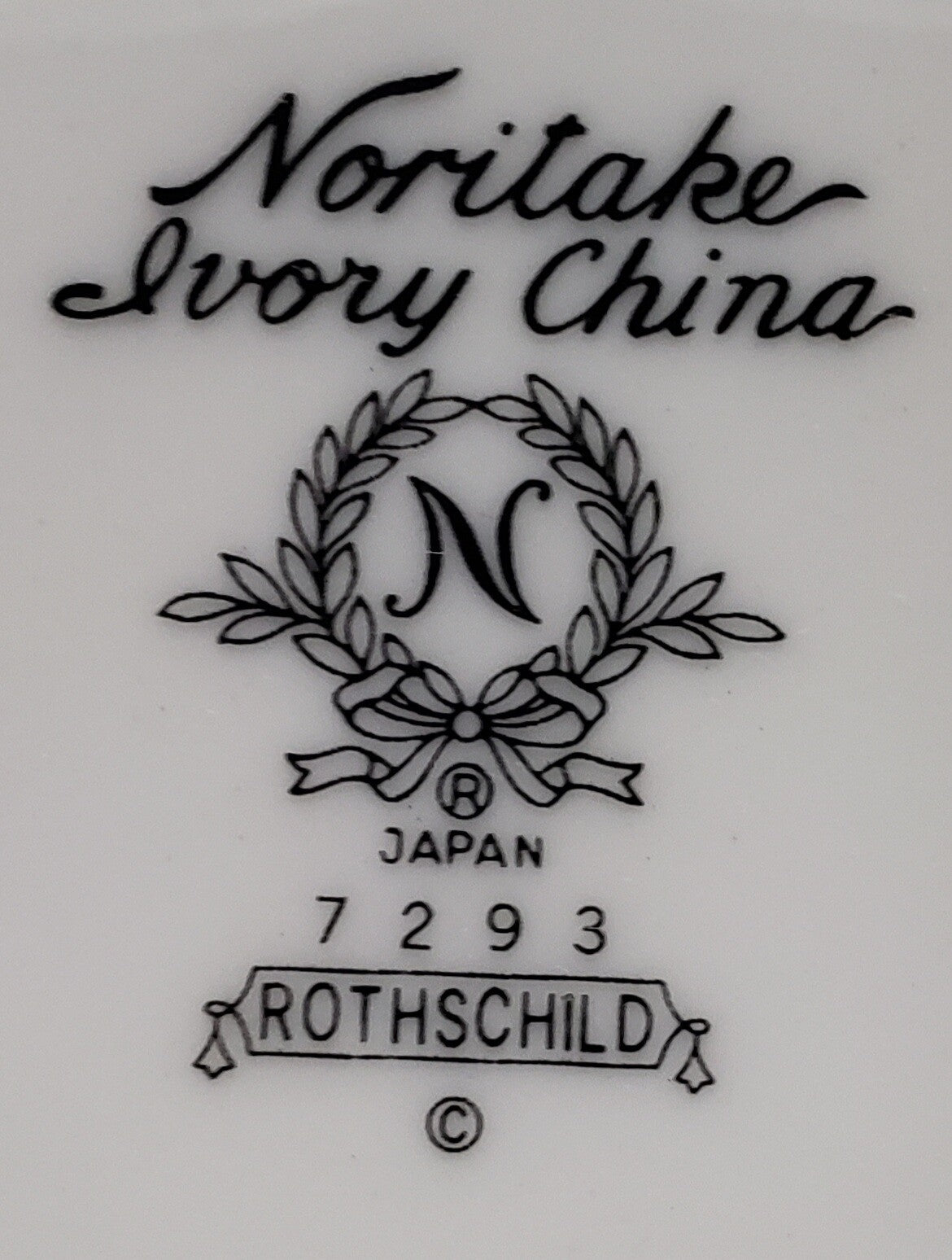 Noritake Rothschild Cup and Saucer Set2