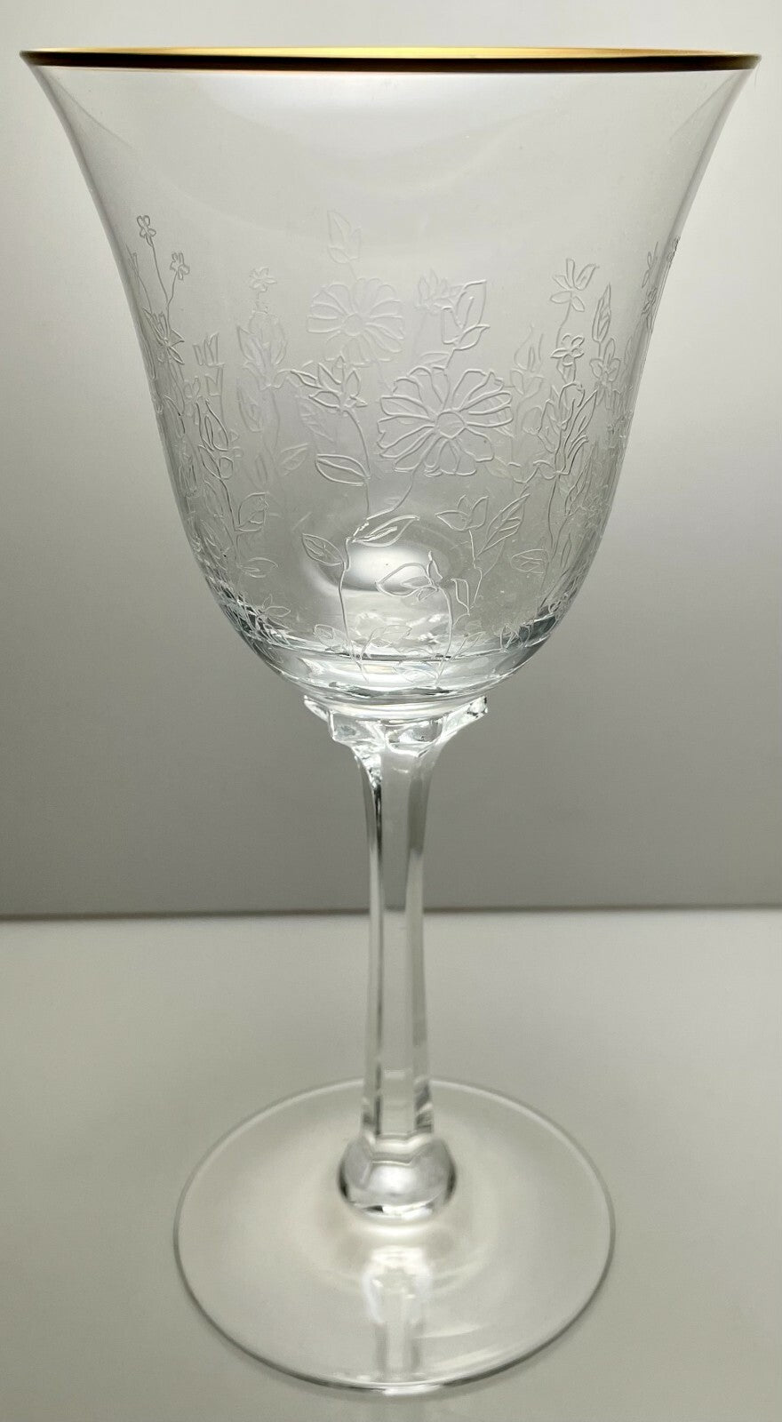 Lenox Fontaine Gold Water Goblet 7 5/8"1