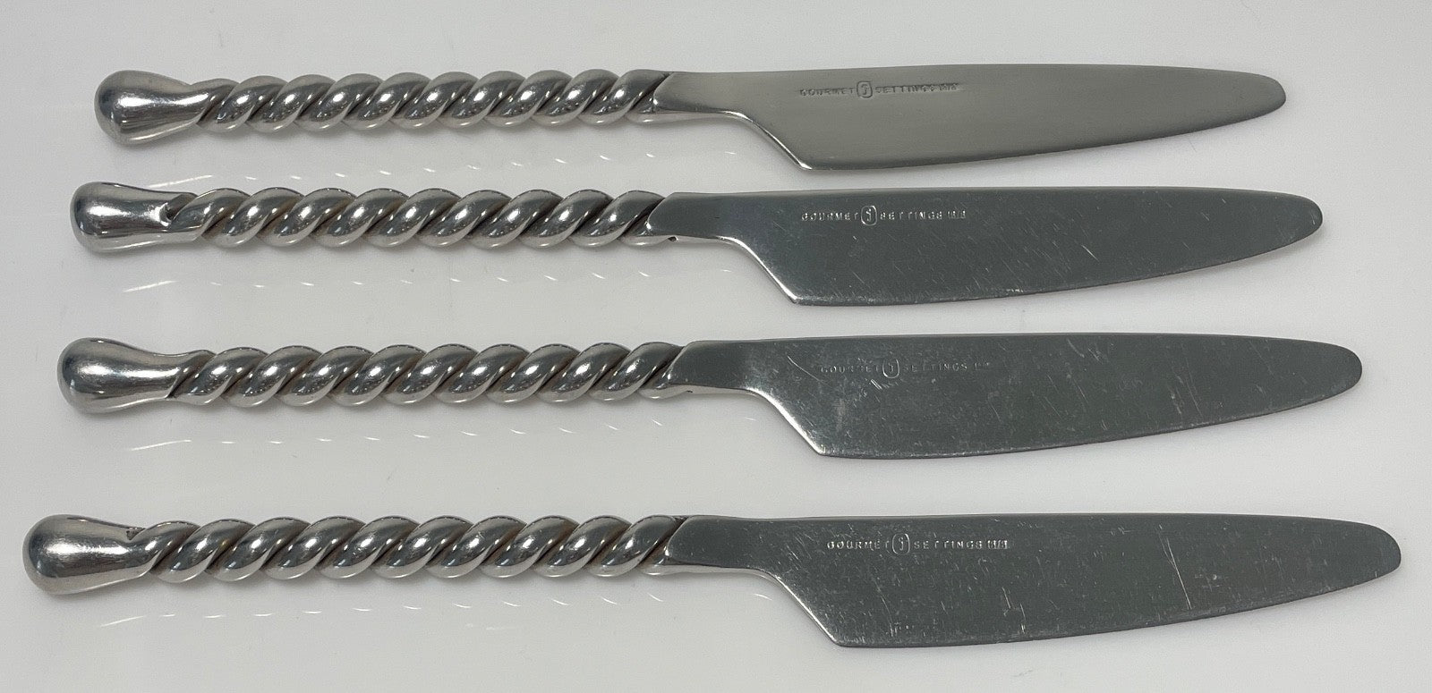 Gourmet Settings Silver Tear Knife 9 3/8" Set of 40