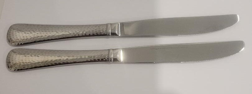 Reed & Barton Olde English Hammered Knife 8 7/8" Pack of 2 Stainless1