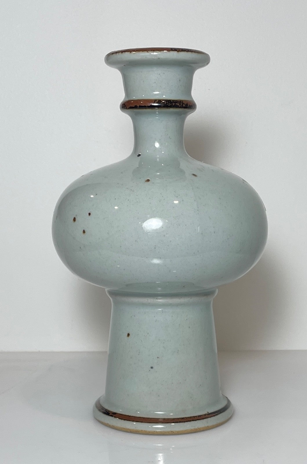 Dansk Nielstone Sugar Sand Candlestick 9 1/4"0