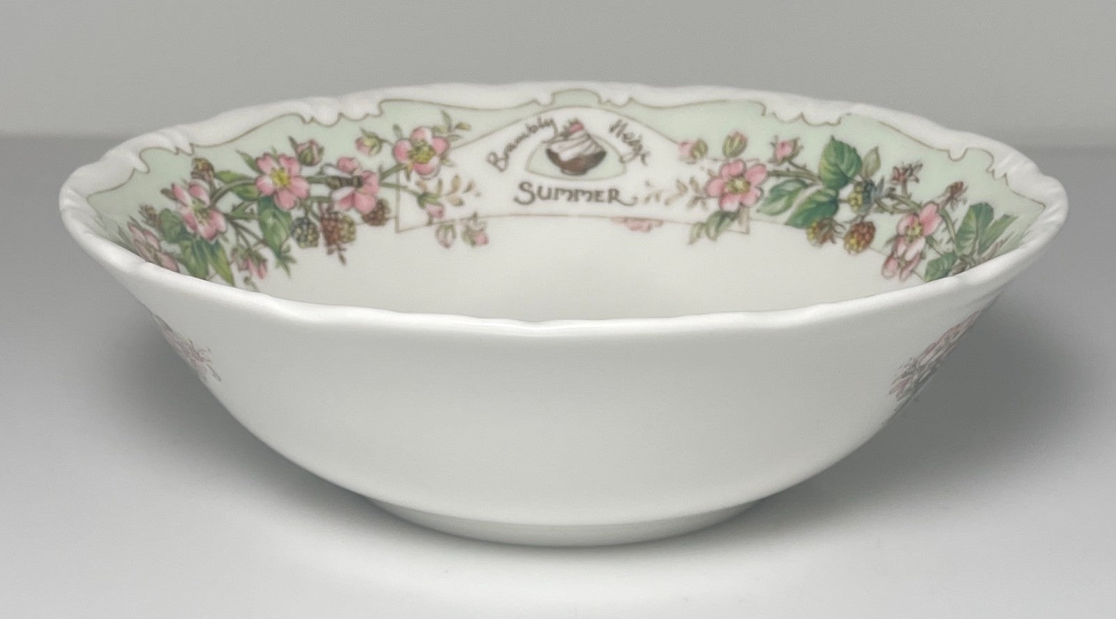 Royal Doulton Brambly Hedge Summer Coupe Cereal Bowl 6 1/4" Factory Second1