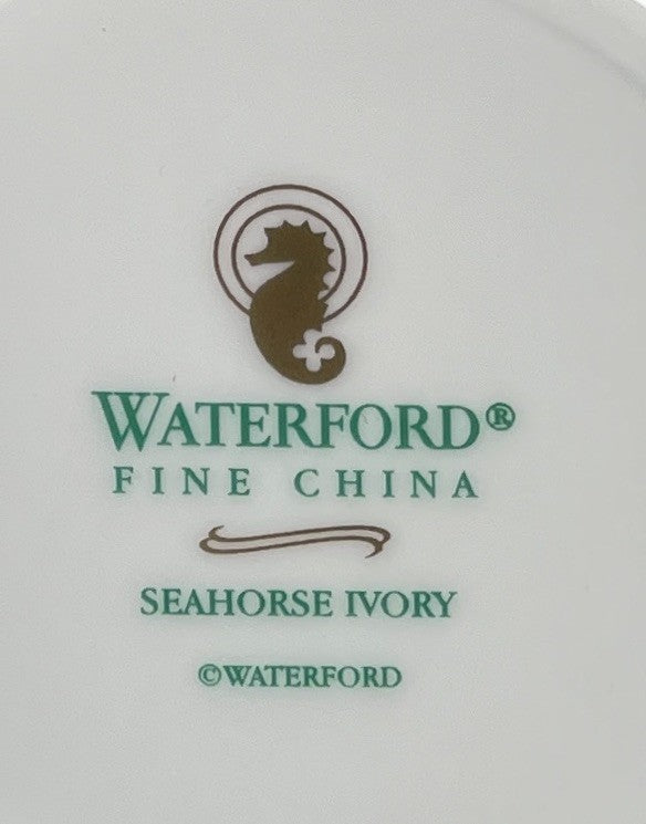 Waterford Seahorse Ivory Bread and Butter Plate 6"1