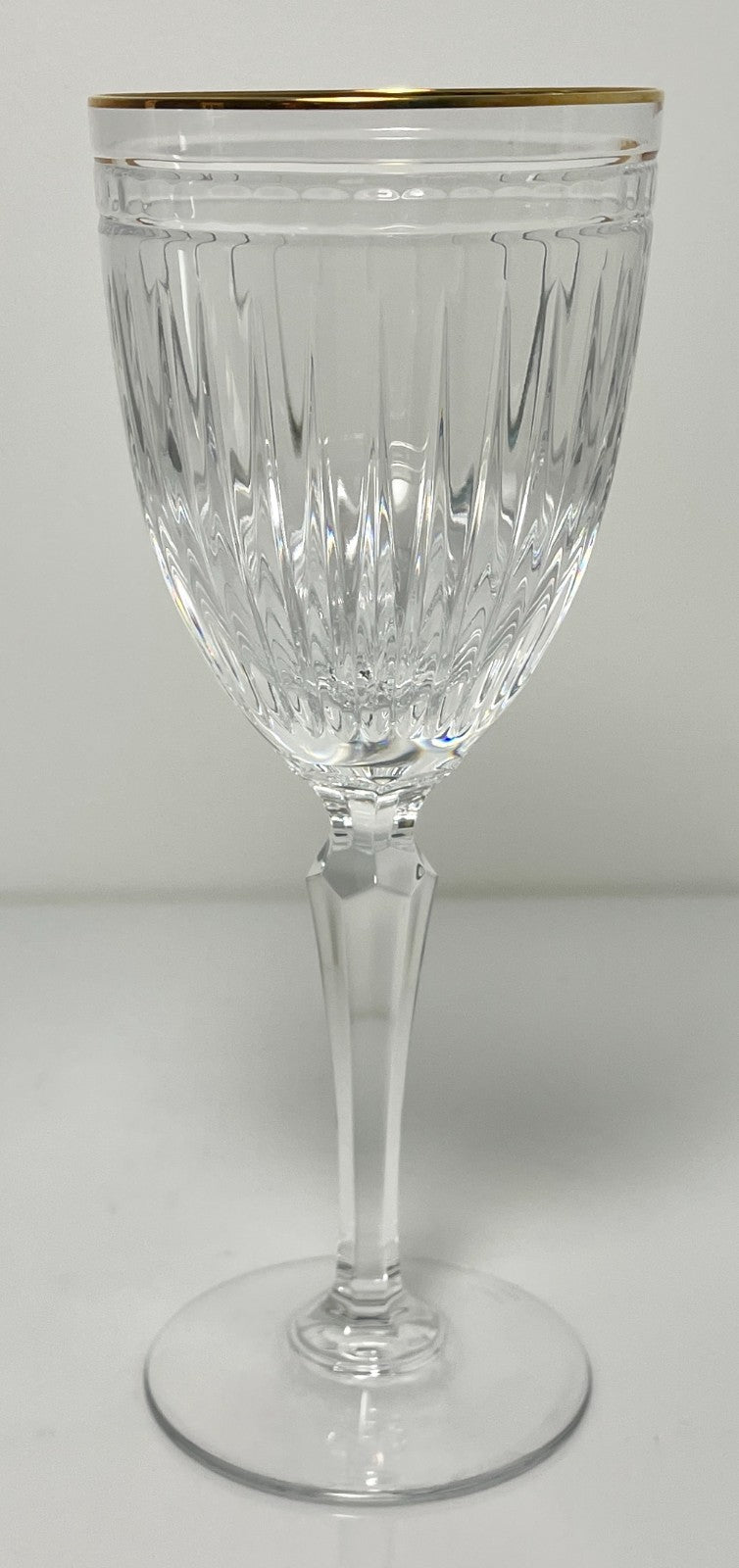 Waterford Hanover Gold Water Goblet 8 1/2"0