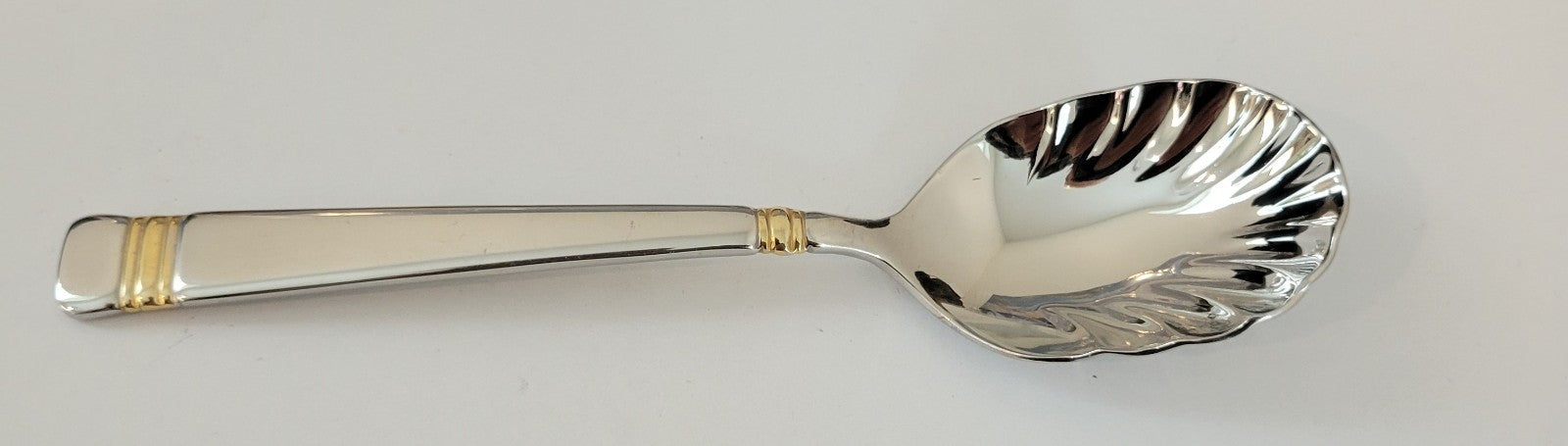 Reed & Barton Golden Longwood Sugar Spoon 6 1/2" Stainless  Flatware0