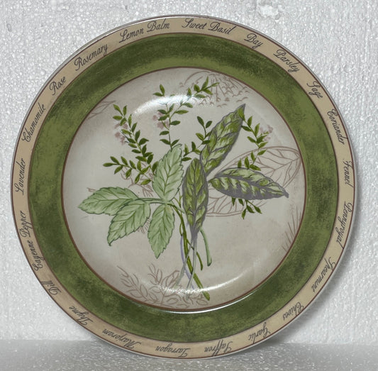 American Atelier Bouquet Garni Salad Dessert Plate Sage Fennel 8"0