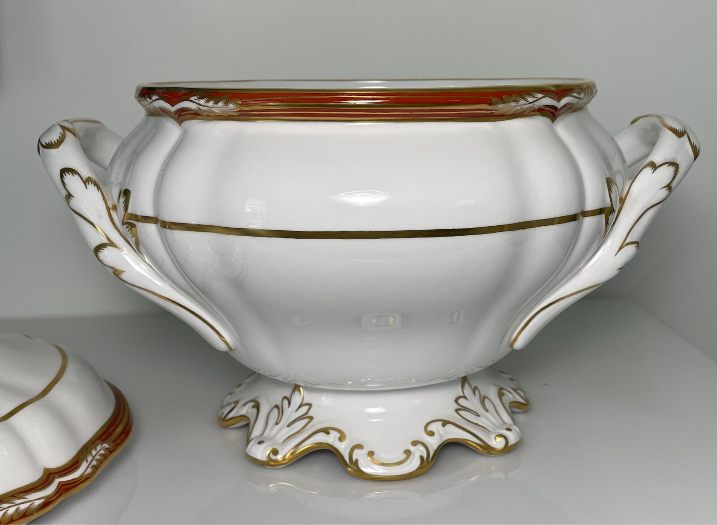Spode Chancellor Orange Soup Tureen and Lid4