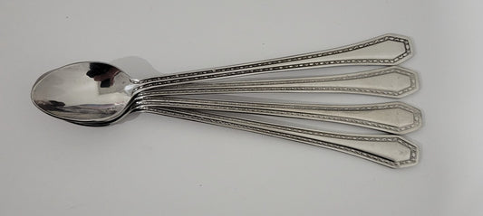 Reed & Barton Copley Iced Teaspoon 7 5/8" Stainless Pack of 40