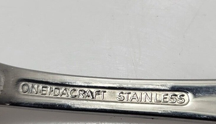 Oneida Windsor Oneidacraft Glossy Place Soup Spoon 7 1/4" Stainless 18 82