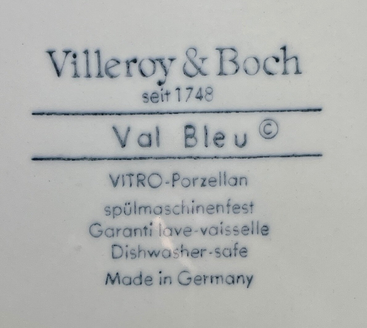 Villeroy & Boch Val Bleu Gravy Boat1