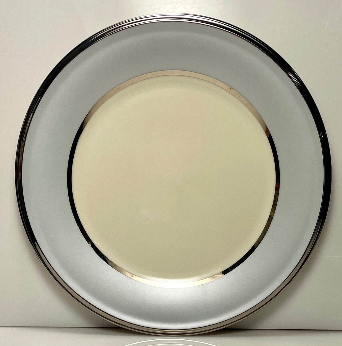 Lenox Ivory Blue Frost Salad Plate 8 1/8"0