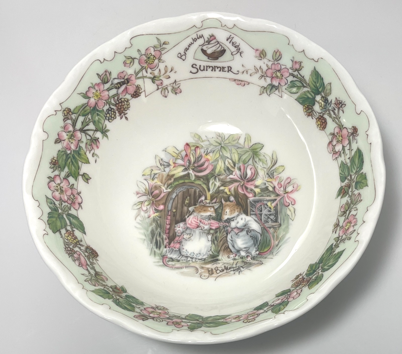 Royal Doulton Brambly Hedge Summer Coupe Cereal Bowl 6 1/4" Factory Second0