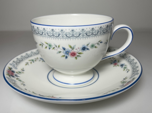 Wedgwood Rosedale Cup and Saucer Set0