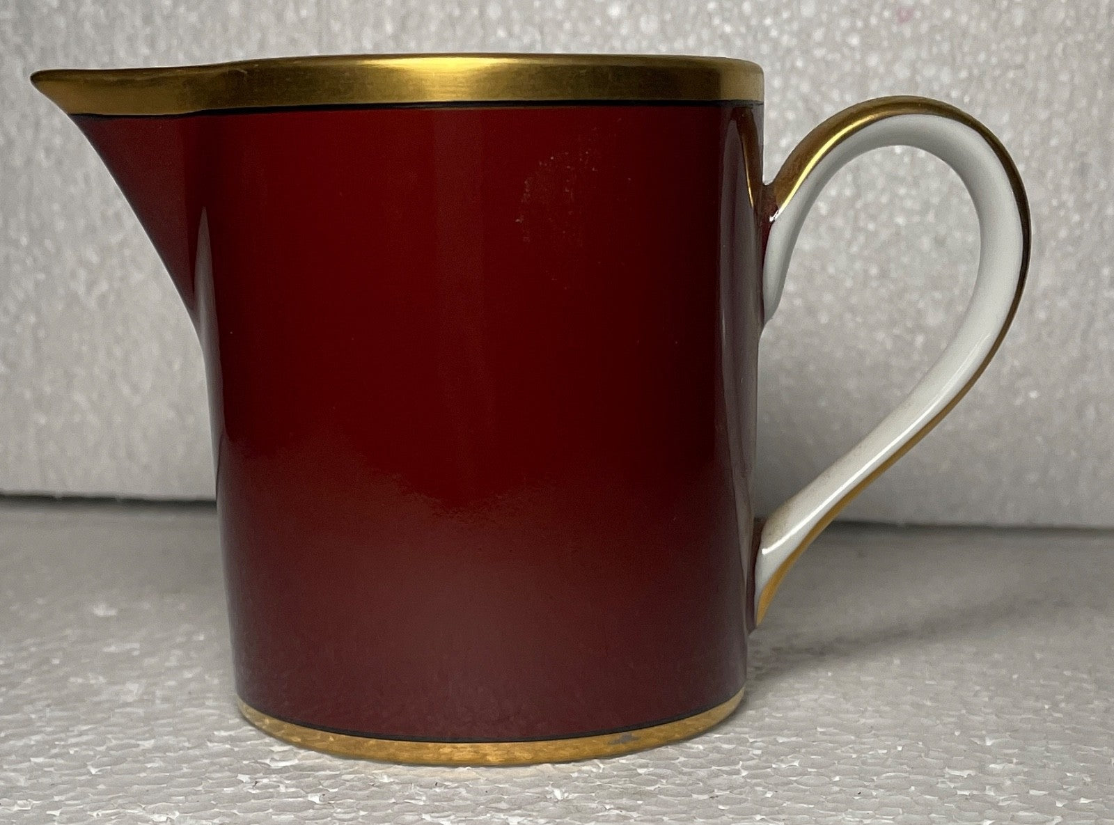 Fitz and Floyd Renaissance Cinnabar Creamer 2 3/4" 5 Ounce0
