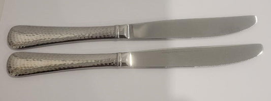 Reed & Barton Olde English Hammered Knife 8 7/8" Pack of 2 Stainless0