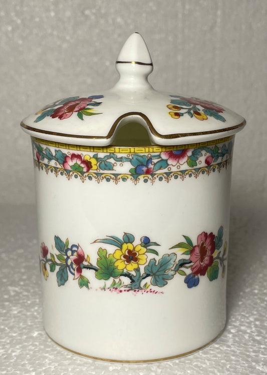 Coalport Ming Rose Jam Jelly 4 1/8"0