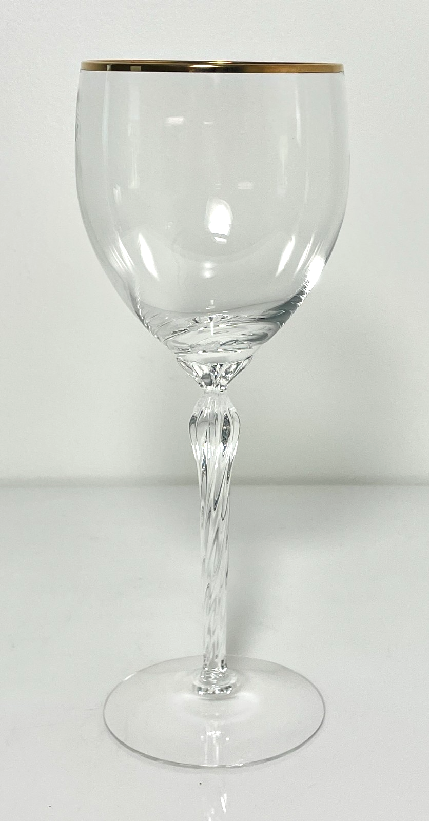 Lenox Monroe Gold Trim Water Goblet 8 1/2"0
