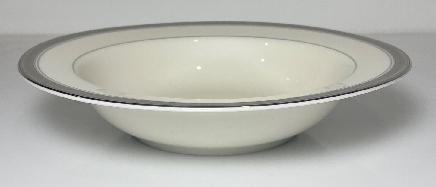 Mikasa Palatial Platinum Fruit Bowl 7 1/4"1