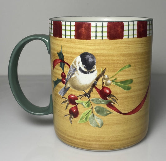 Lenox Winter Greetings Chickadee Mug 3 7/8"0