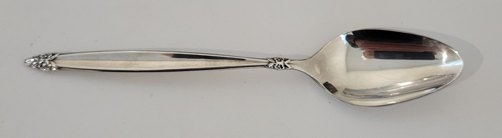International Silver Garland Soup Place Spoon 7 1/8" Silverplate Flatware0