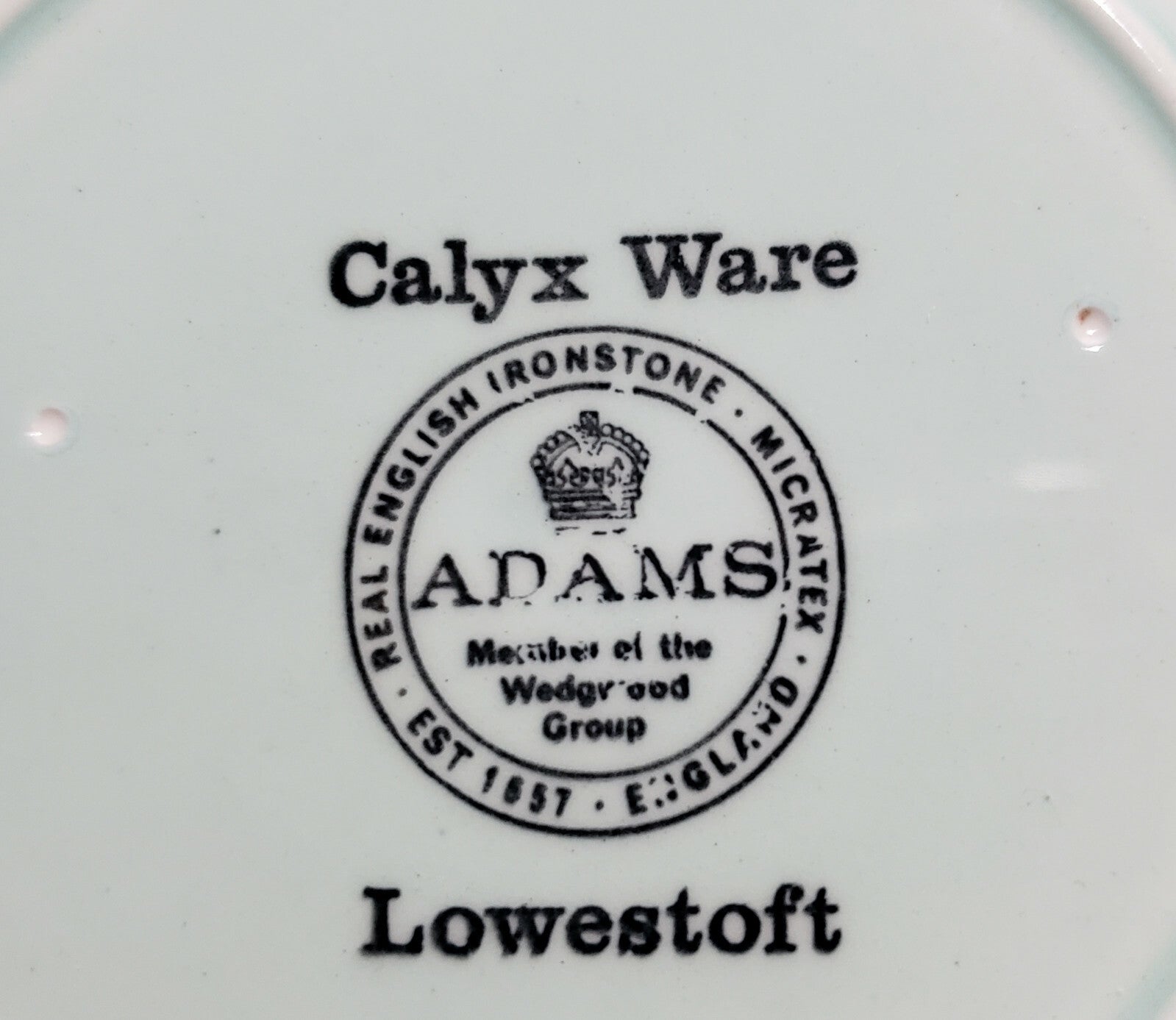 Adams Lowestoft Soup Bowl 7 3/4"2