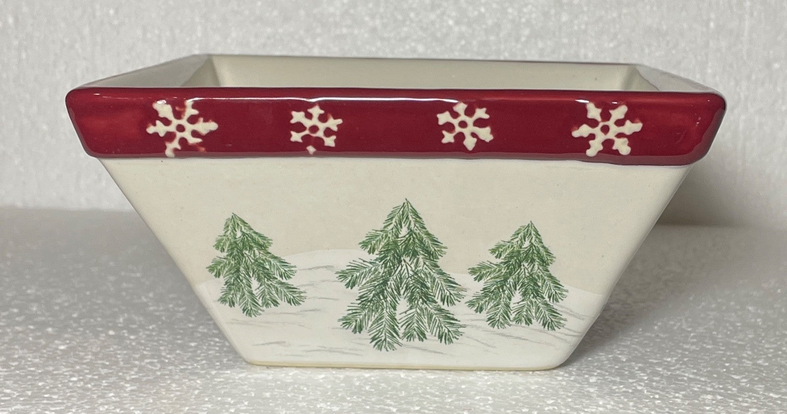 St Nicholas Square Yuletide Square Cereal Bowl 6"1