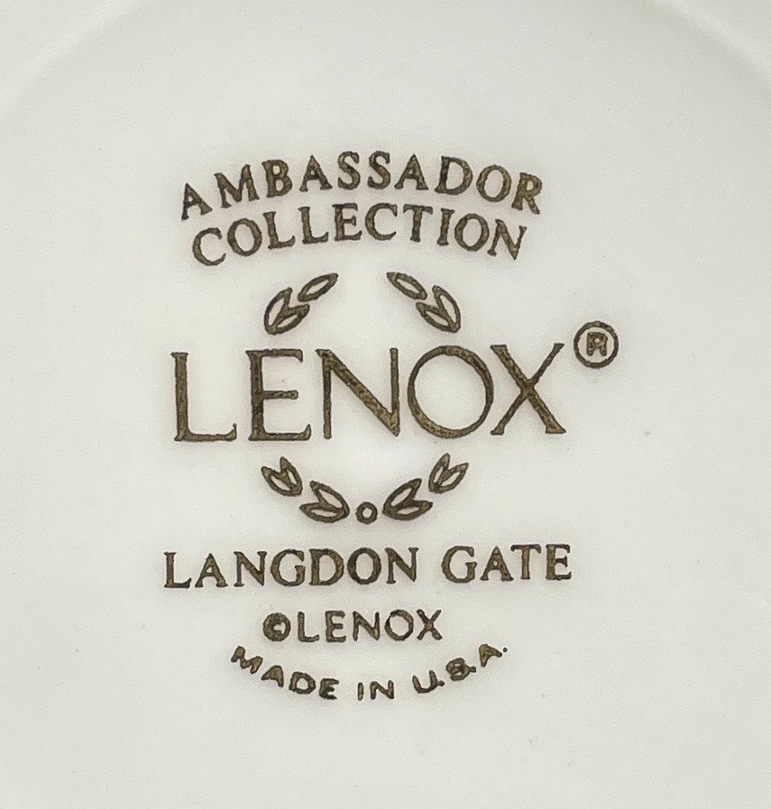 Lenox Langdon Gate Dinner Plate 10 3/4" Factory Second1