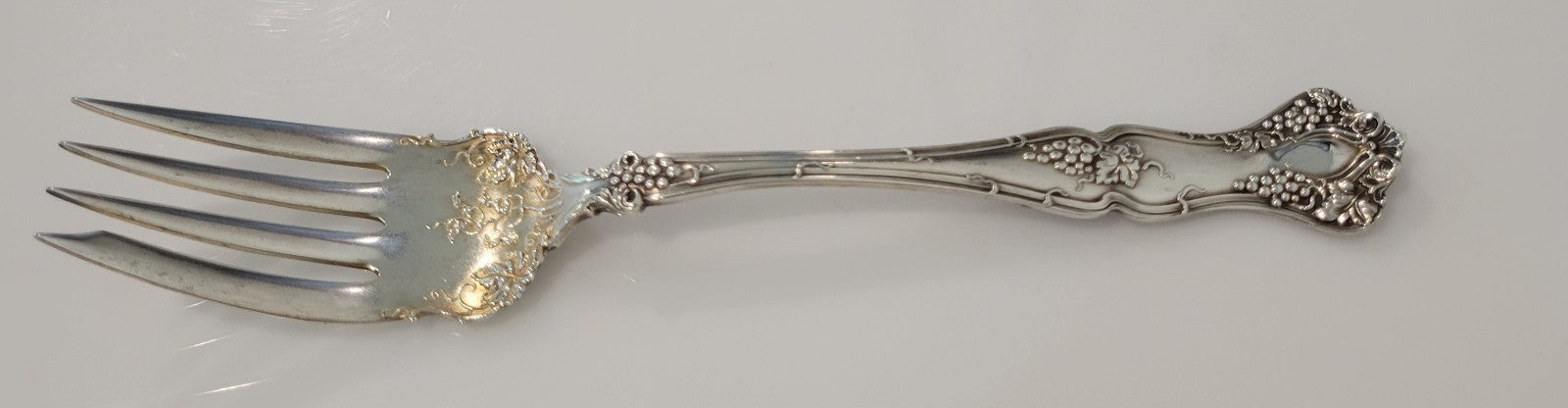 International Silver Vintage 1904 Cold Meat Fork 8 1/4" Silverplate Exceptional0