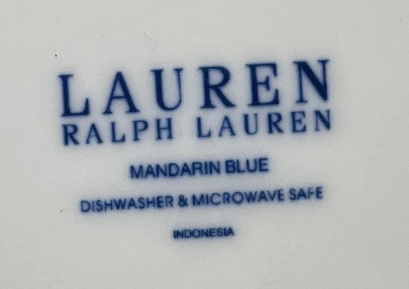 Ralph Lauren Mandarin Blue Dinner Plate 10 5/8"1