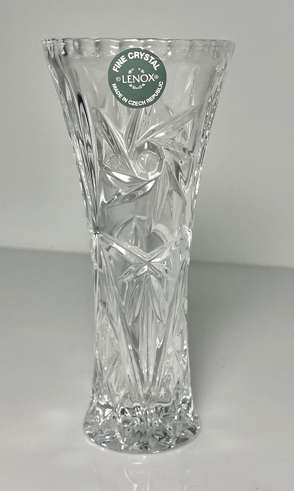 Lenox Crystal Star Flower Vase 6"0