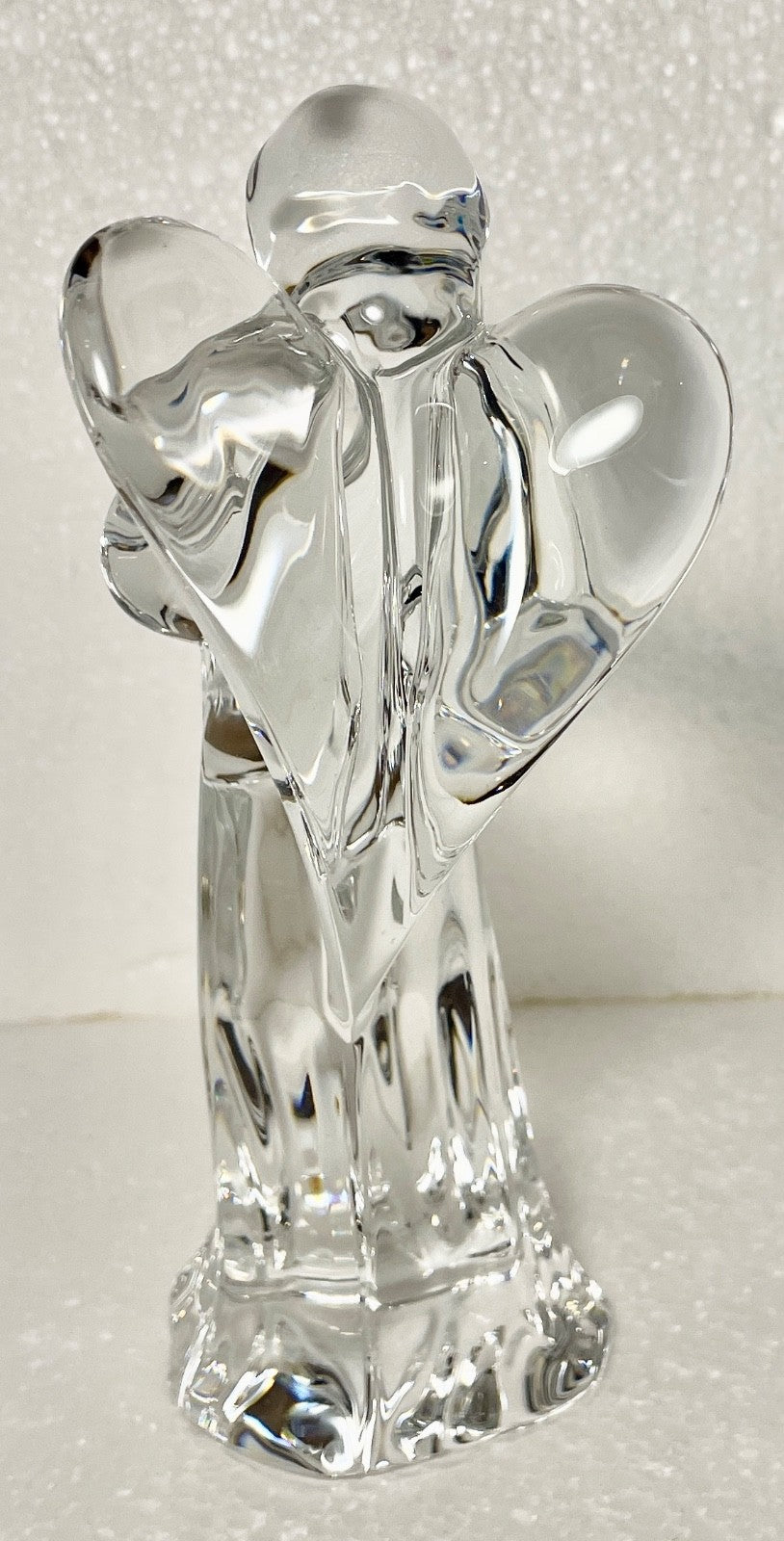 Baccarat Baccarat Nativity Figurine Angel with Trumpet 6 1/4"2