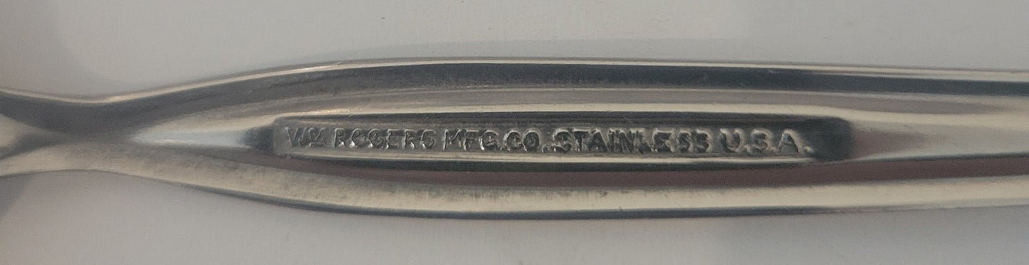 International Silver Rogers Nassau Fruit Orange Spoon 6" Stainless2