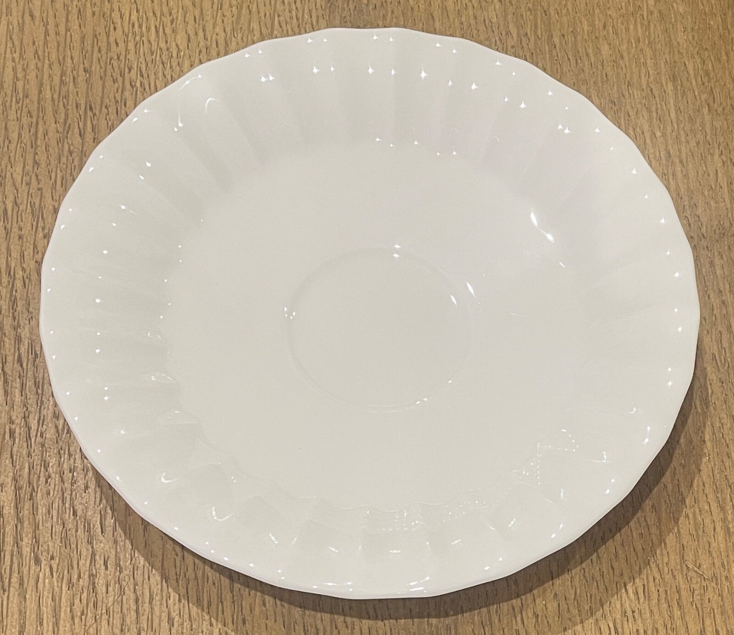 Royal Worcester Warmstry White Saucer 5 7/8"0