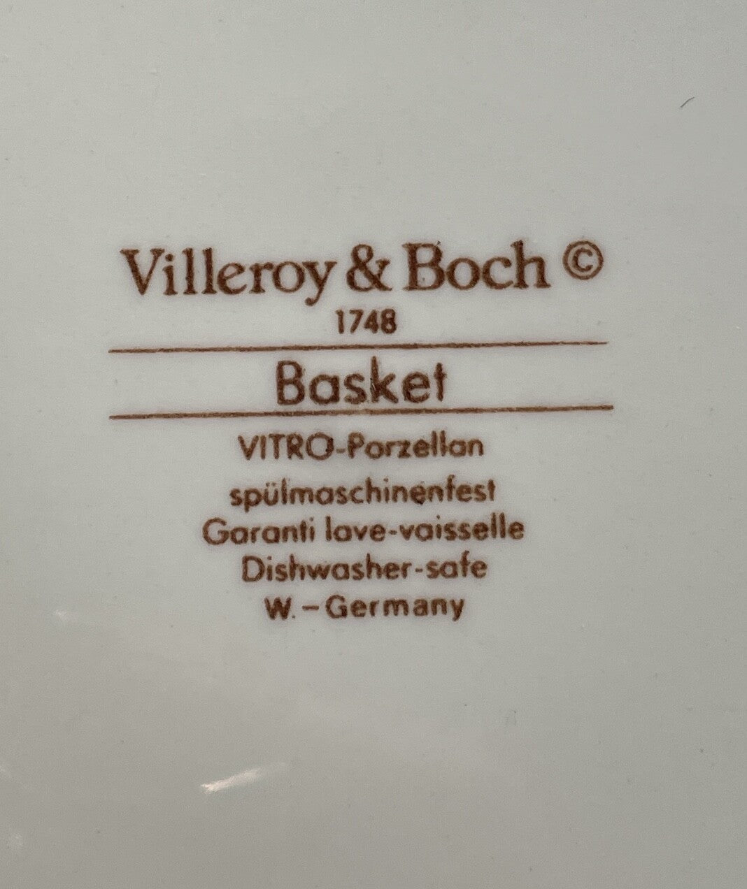 Villeroy & Boch Basket Salad Plate 8 1/2"2