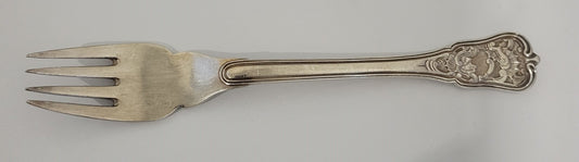 George Jensen Denmark Rosenborg Fish Fork 7 1/4" Silveplate Flatware Silverware0