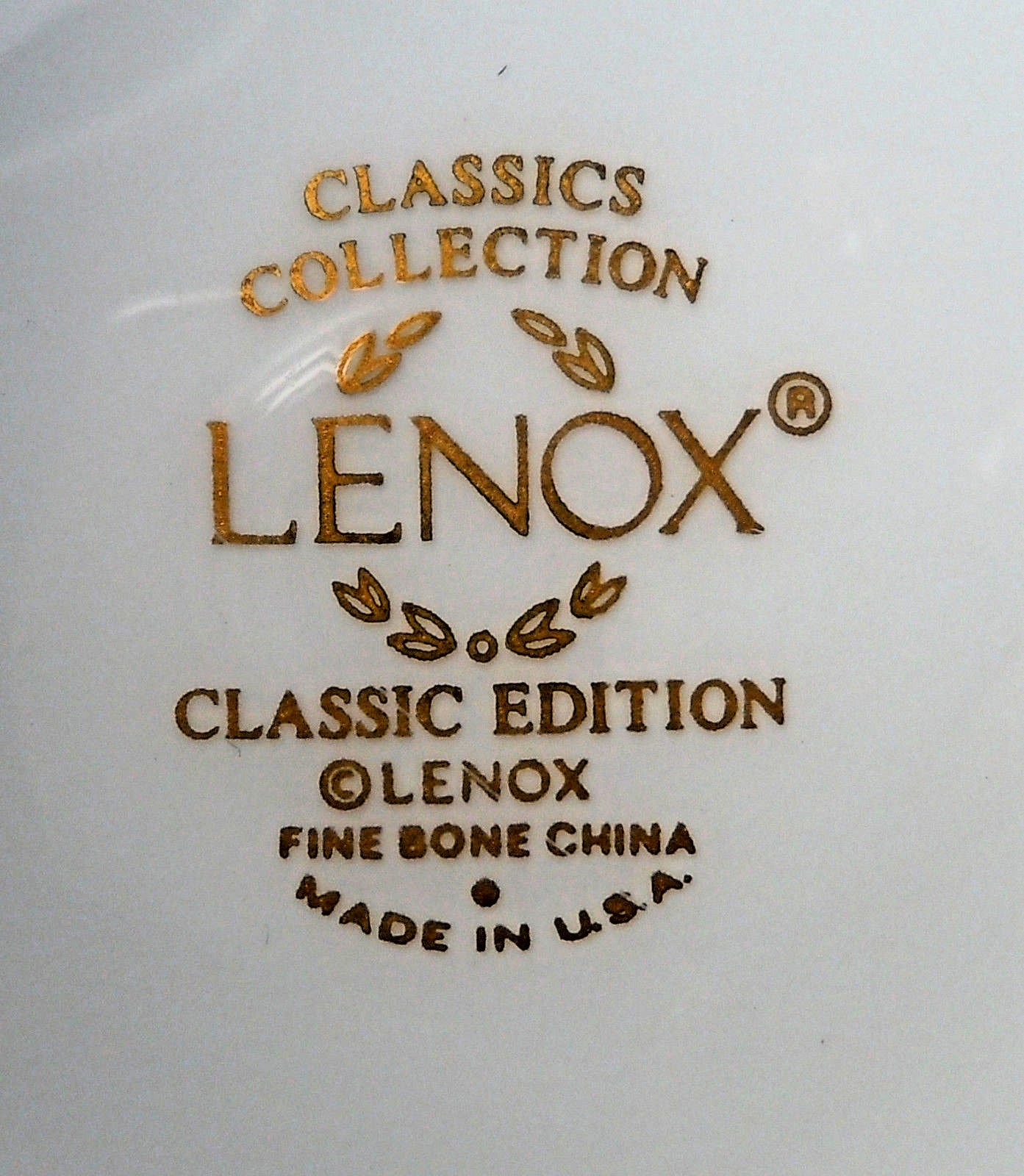 Lenox Classic Edition Bread and Butter Plate 6 1/2"1